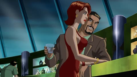 Tony Stark aka Iron Man Flirts With Natalia Romanova aka Black Widow Ultimate Avengers The Movie