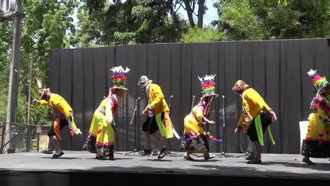 Bolivian cultural dance music in Santiago, Chile