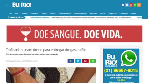 Delivery de drogas usando drone no Rio de Janeiro | Visão Libertária - 08/04/20 | ANCAPSU