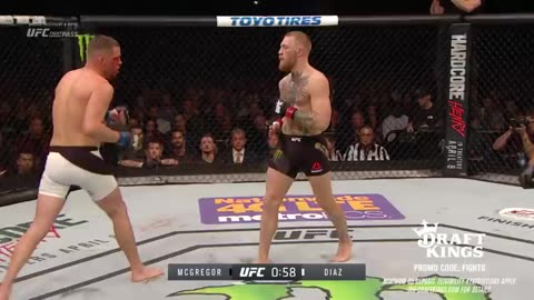 Nate Diaz vs Conor McGregor 1 | FREE FIGHT | UFC 279