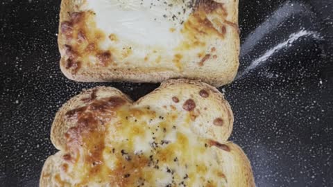 Air fryer egg toast