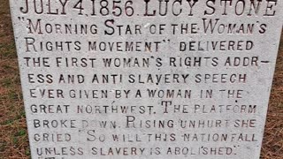 Lucy Stone, a true voice of equal rights, for both women and Blacks.