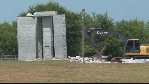 Georgia Guidestones destroyed