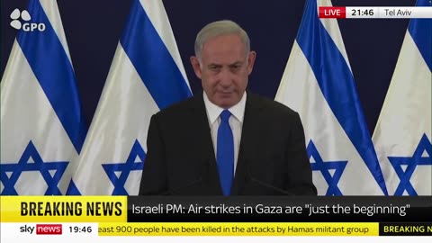 Netanyahu Sends Stark Message to the World Following Hamas Terrorist Attack