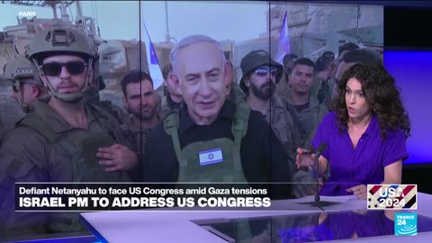 Israeli Primer Minister Netanyahu to face US Congress amid Gaza tensions • FRANCE 24