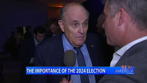 REAL AMERICA -- Dan Ball W/ Rudy Giuliani, 11/15/23