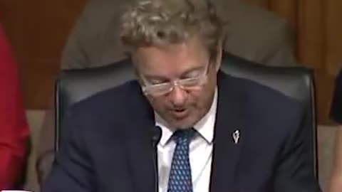 Rand Paul SAVAGES Senate Witness Pushing Mindless Vaccine Talking Points