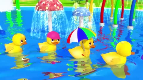 Five Little Ducks | Nursery Rhymes for Babies by LittleBabyBum-ABCs and 123s