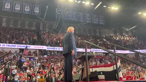 Just Trump himself selling out a huge arena. No manufactured hype here!