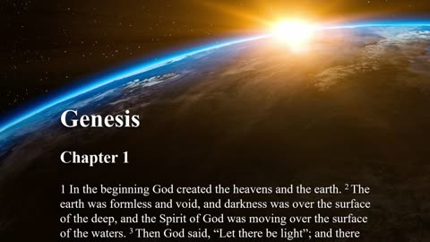 Christian Meme Video: Genesis Chapter 1, version 1 (12/31/2023)