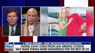 Tucker Carlson speaks with Nikki Goeser.