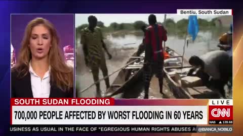 'Biblical' flooding puts world's newest nation under water