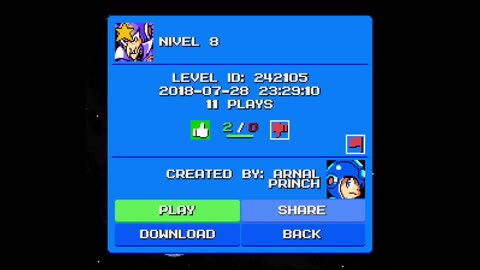 Mega Man Maker Level Highlight: "Nivel 8" by Arnal Princh