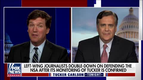 Tucker accuses journalist of 'covering up' and 'cheering on' surveillance state