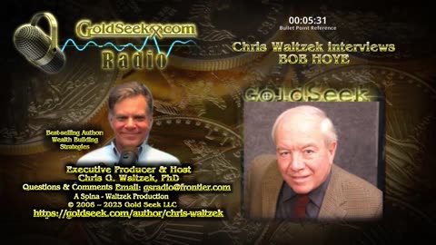 GoldSeek Radio Nugget - Bob Hoye: "It's Going to Be a Very Happy World for Gold Stocks."