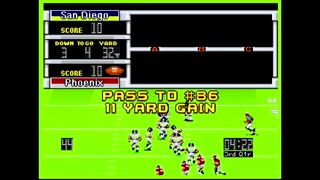 Madden92 (Sega Genesis) San Diego vs Phoenix Part3