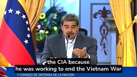 Venezuela President Maduro blames civil unrest on America & the CIA