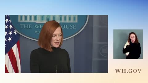 Press Secretary Jen Psaki Holds Press Briefing