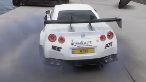 Impossible 🔥 Nissan GT-R R35 Satisfying