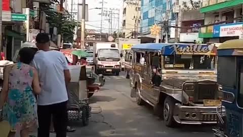 Jeep’s go by in Manila Philippines