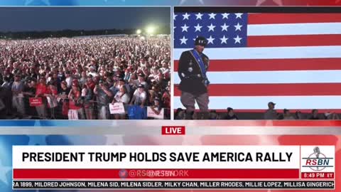 Patton Part of Trump Rally "It's WAR" 🔥🔥🔥 08/21/2021