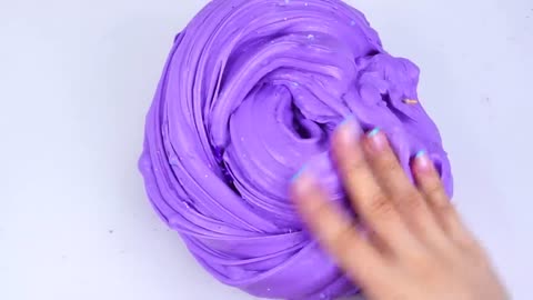 FAROZEN Galaxy Slime Mixing Random cute shiny things in to slime#ASMR##Slime video #slime👀💅👃👻🤡