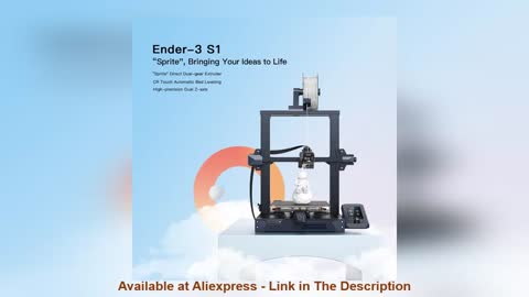 ☀️ Creality 3D Printer Ender-3 S1 Direct Extruder PC Spring Steel Printing Platform Resume Printing