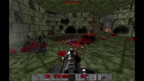 Brutal Doom - Inferno - Ultra Violence - Unholy Cathedral (E3M5) - 100% completion