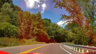 A drive thru Ableman's Gorge in Sauk County.