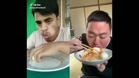 Funny Food Challange On TikTok | Who will win INDIA Vs CHINA