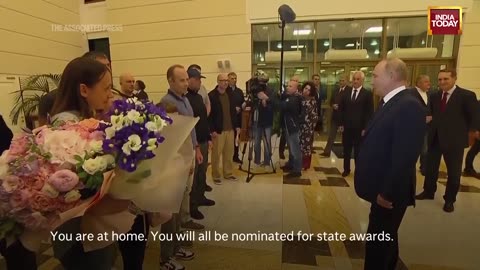 Putin Thanks Freed Russian Prisoners Loyalty To Homeland Russia News India Today