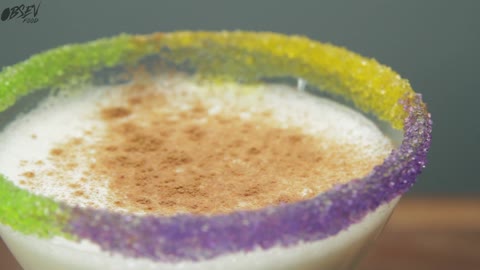 How To Make A Mardi Gras Martini - Full Recipe