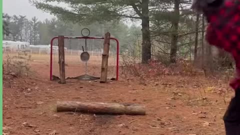 Hockey trick shots using a helicopter! Count us in. 😳🏒