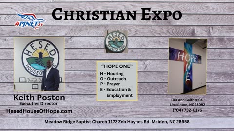 PJNET.tv Christian Expo | Maiden, NC | Hesed House of Hope