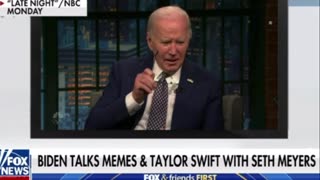 Biden talks memes