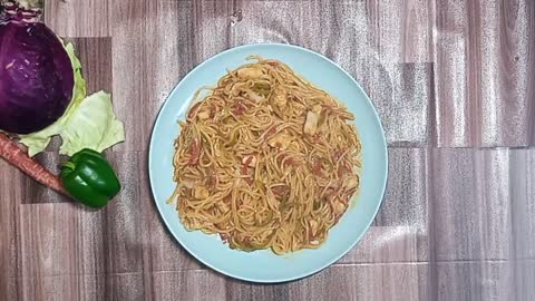 Chicken Vegetable Spaghetti - Tasty Spaghetti Recipe By Delicious Food