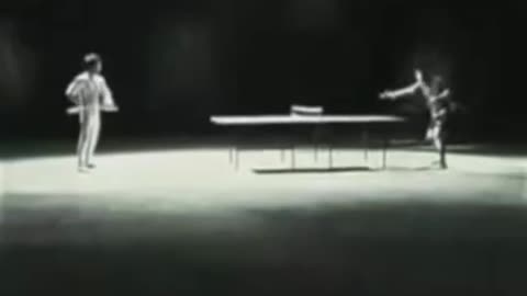 🔷 BRUCE LEE BEAT TWO PROFESSIONAL TABLE TENNIS PLAYERS WITH JUST NUNCHUCKS.