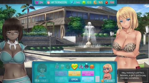jessie all dialogue events pairs Huniepop 2 Double date