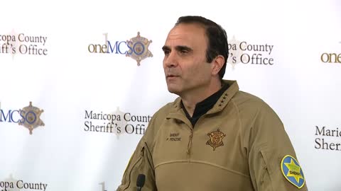 Maricopa County voter intimidation press conference by sheriff's office