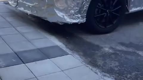 ep 6 A joke for his wife, he wrapped her car in aluminum