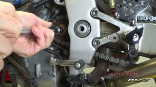 RC51 front and rear sprocket change