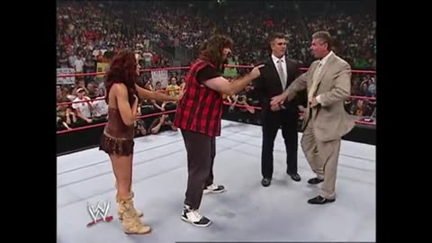 Melina Betrays Mick Foley Raw August 21, 2006