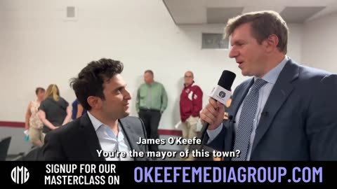 CREEPY Mayor Kicks James O'Keefe Out of School Board Meeting for Being a Conservative