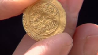 Golden treasure found off Israel's coast