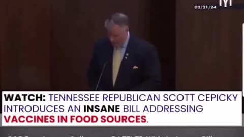 Tennessee Republican Introduces Insane Food Vaccine Legislation, You Know What, Fuck You!!