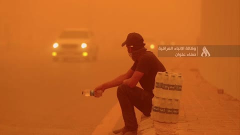 IRAQ BỊ BÃO CÁT LỚN. 🇺🇸 IRAQ WAS HIT BY A HUGE SANDSTORM