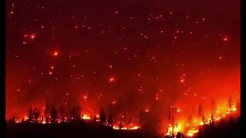 WILDFIRES IN JASPER_ ALBERTA_ CANADA ARE VERY STRANGE--DIRECTED NRG