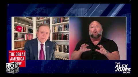 Donald Trump - Alex Jones Talk About How Important Lou Dobbs Has Been In Fight To Save America
