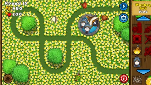 BTD5 Daffodils map on easy