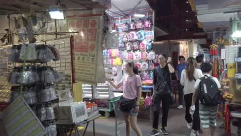 Hong Kong Temple Street Night Life